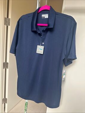 PGA Tour Navy Short-Sleeve Polo Shirt